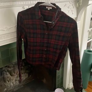 Cropped flannel